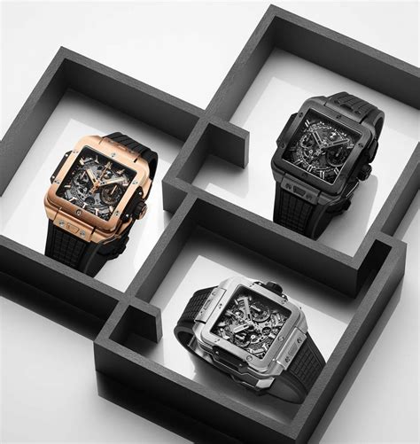 hublot square bang all black|hublot big bang geneve collection.